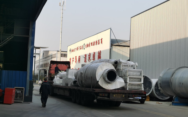 菌棒顆粒機(jī)裝車完成，發(fā)往安徽